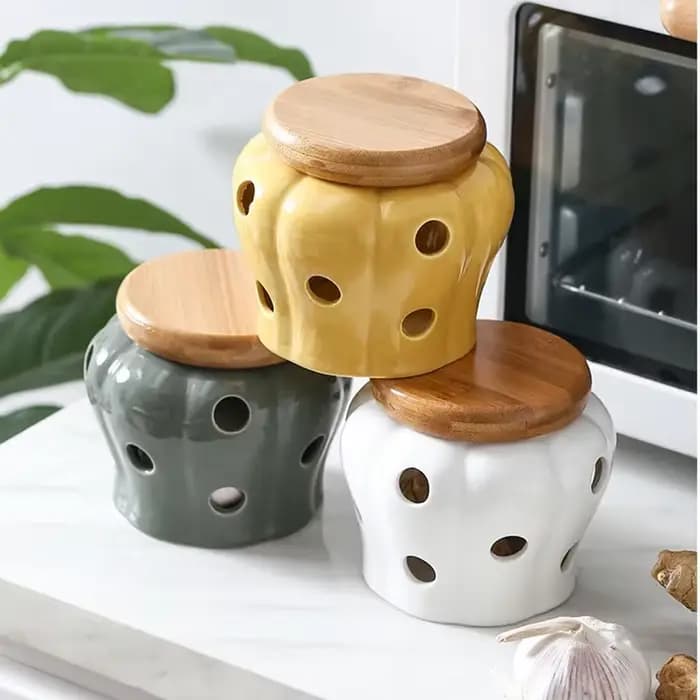 Pots de Aliments en céramique évidée
