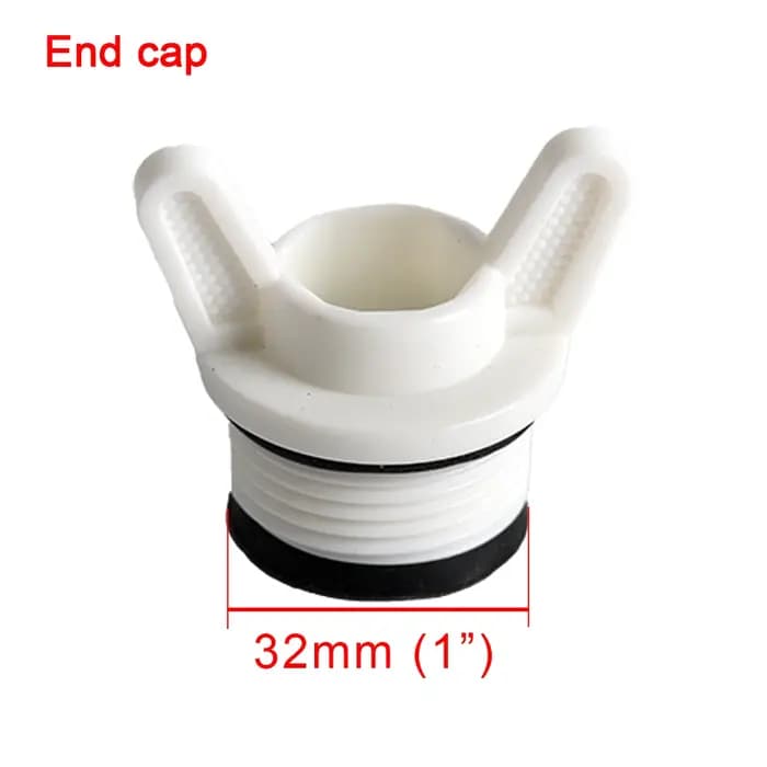 Bouchon de tuyau à filetage mâle en PVC