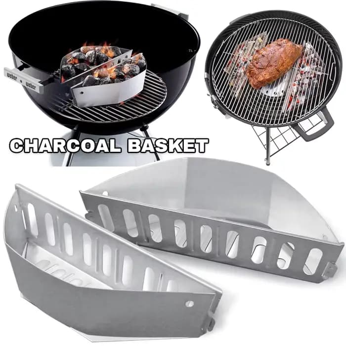 Paniers à charbon de bois pour barbecue Weber Grill