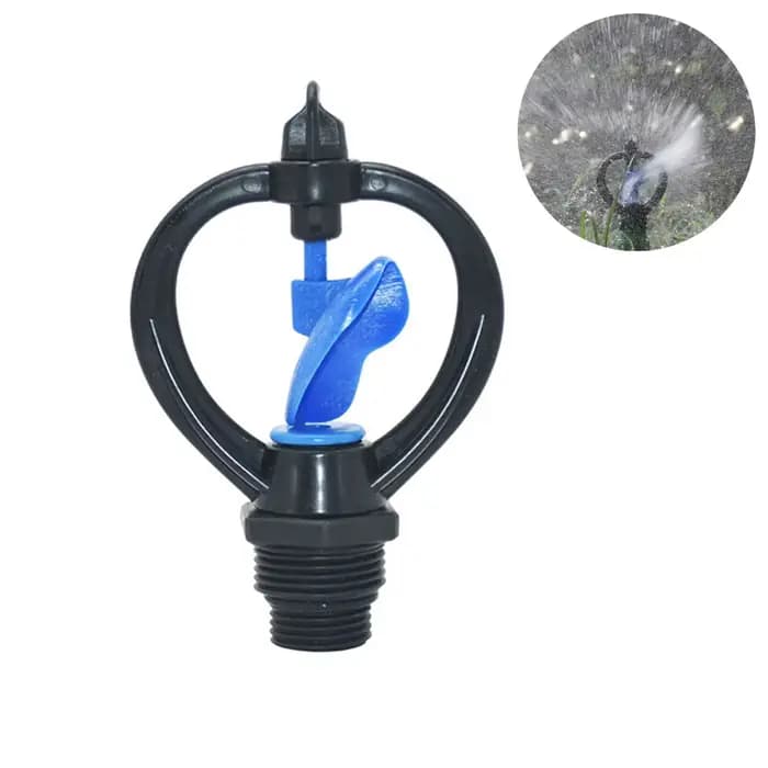 Arroseur agricole rotatif à 360 degrés, 1/2 3/4 pouces, pour jardin, jardinage, arrosage d'eau, 1 pi