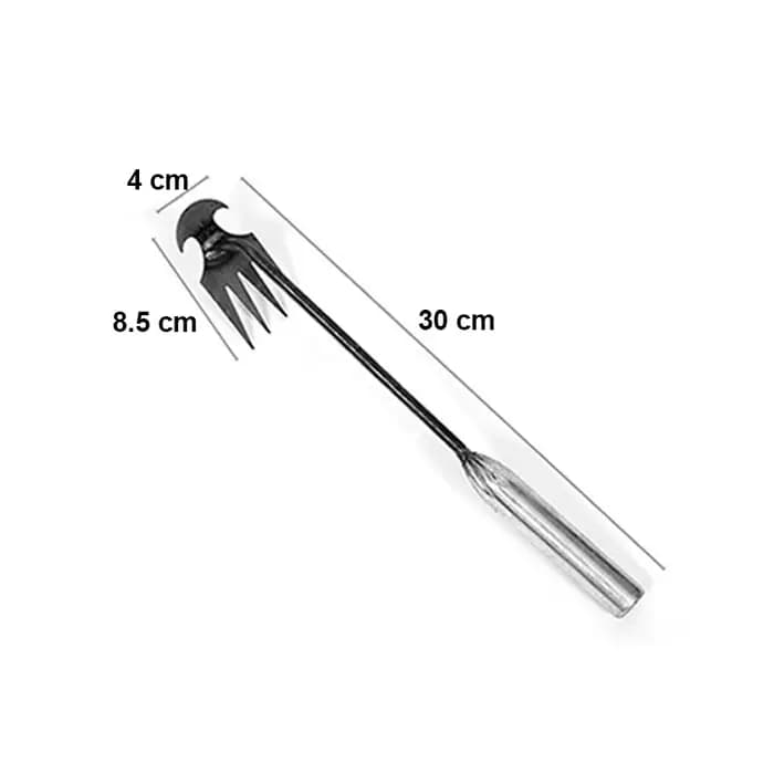 Désherbeur manuel multifonctionnel à 4 dents pour jardin