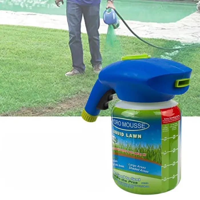 Pulvérisateur de graines d'herbe liquide pour gazon, Hydro Mousse de jardin, avec stimulation de la