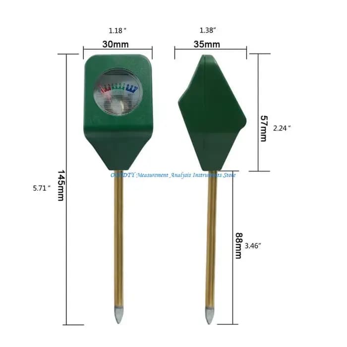 367d Hygromètre portable adapté aux jardins soins pelouse