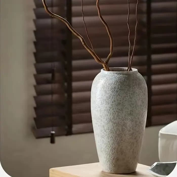 Grand vase en céramique élégant-pot décoratif
