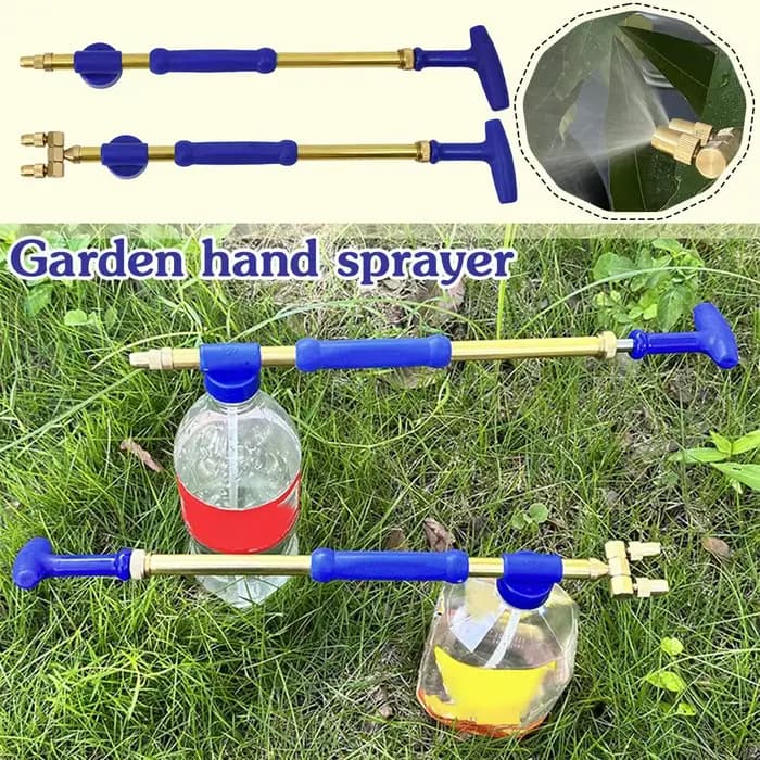 Pulvérisateur alternatif à Double tête, pompe en cuivre Push-pull à main, pulvérisation domestique,