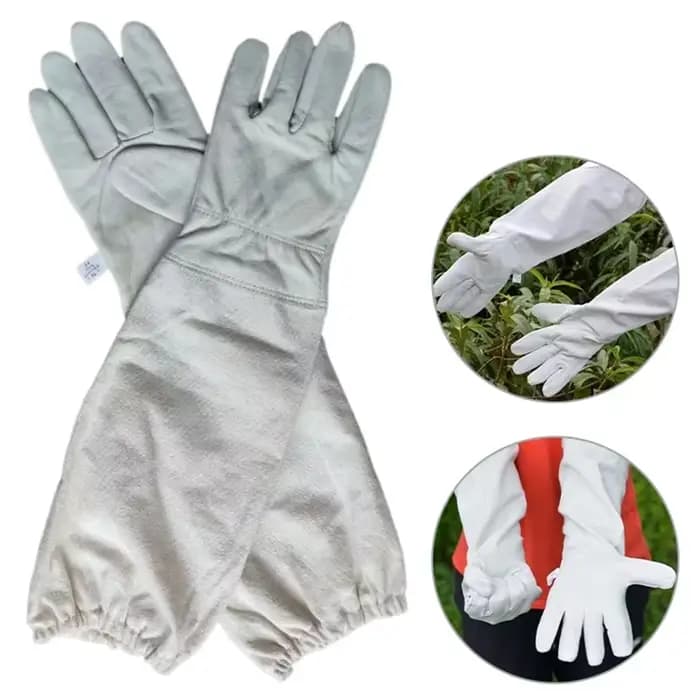 Gants d'apiculture Anti-abeille Anti-piqûre respirant protection manches longues pour apiculteur gan
