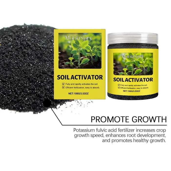 Activateur de sol pour jardin – Engrais pour plantes tout usage qui desserra le sol compacts et les fournitures