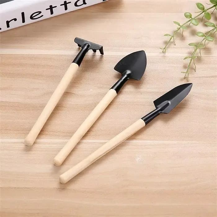 Ensemble d'outils de jardinage de trois pièces