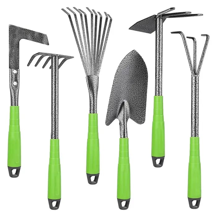 Ensemble d'outils de jardinage légers et robustes