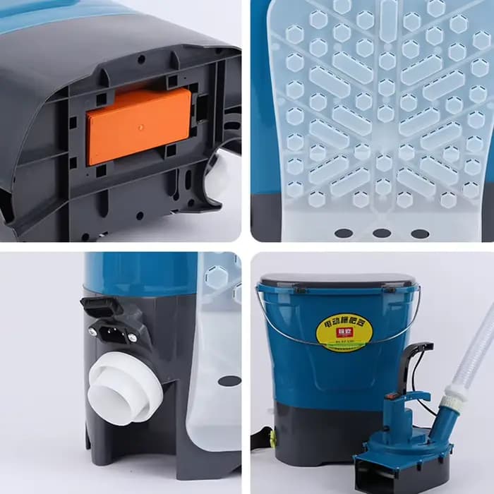 Épandeur d'engrais électrique 25L