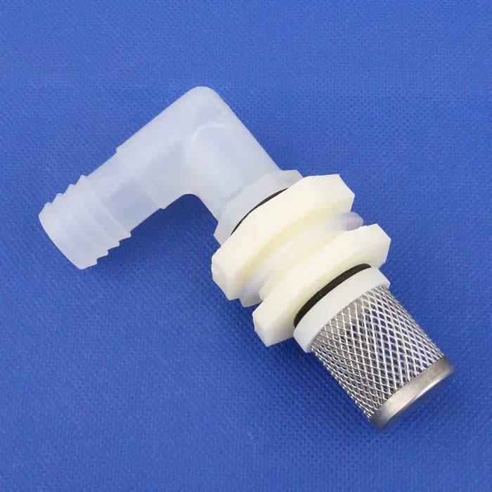 Joints coudés en acier inoxydable pour Aquarium, 20mm, connecteurs de Drainage de réservoir d'eau, J
