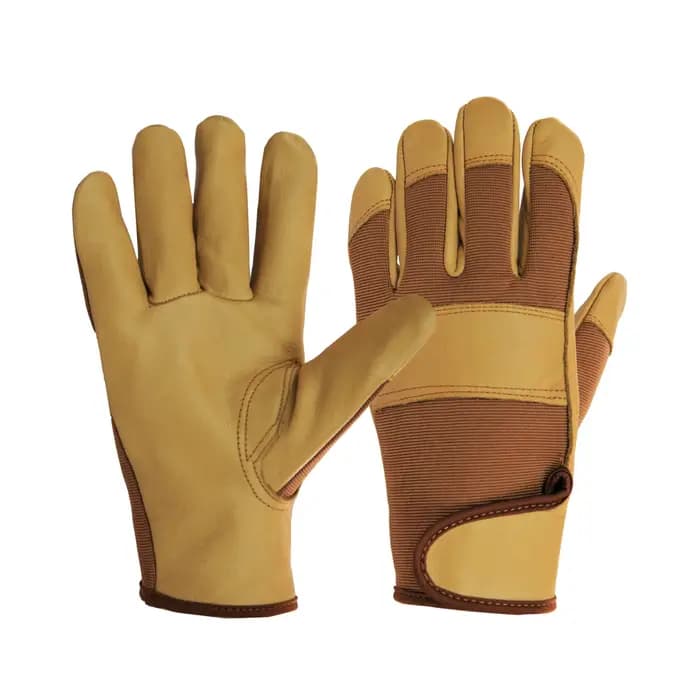 Gants de travail de jardinage en cuir de qualité supérieure pour femmes et hommes