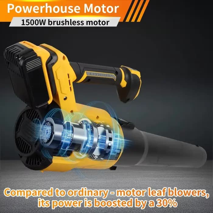 Souffleur de feuilles sans fil 1500W