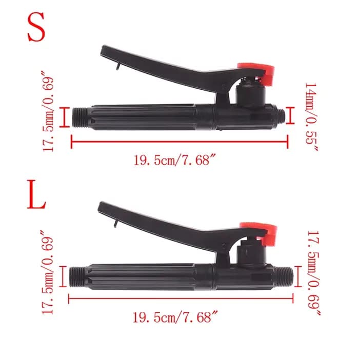 Pièces de poignée de pulvérisation de pistolet à déclenchement durables, 1 pièce, pour pulvérisateur