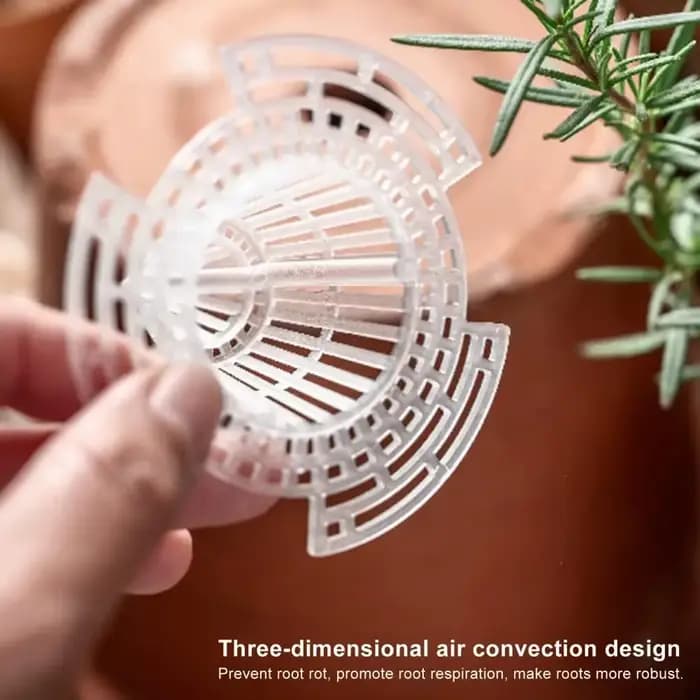 Pot de fleur étanche, trou, maille, tasse conique, bonsaï, grille conique, polymères astronomiques,