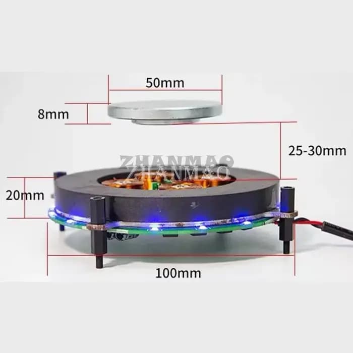 Module Maglev en métal nu suspendu 500-600g pour usine de plantes en pot