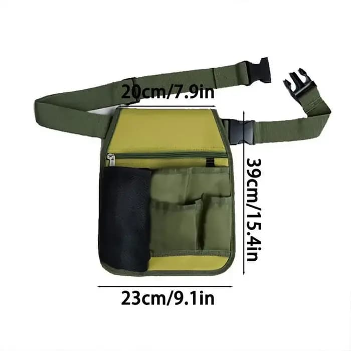 Ceinture de jardinage réglable unisexe avec plusieurs poches