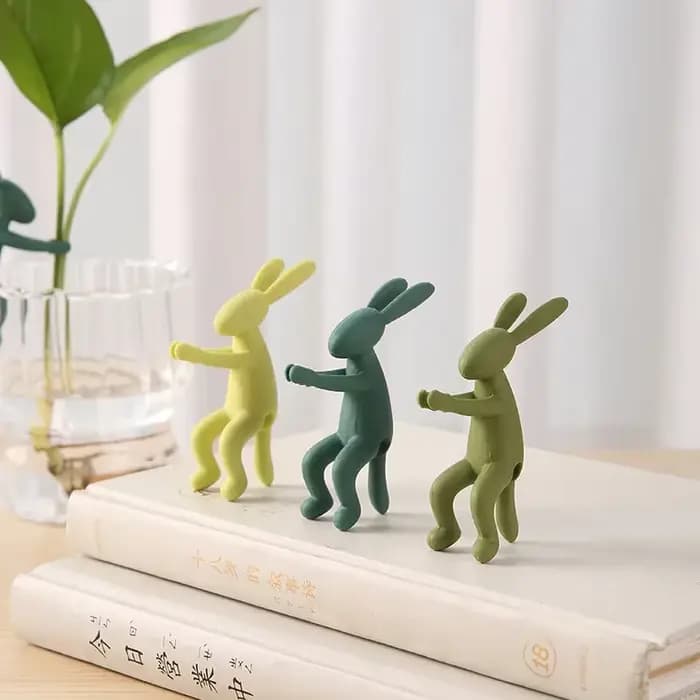 Buddy de propagation des plantes en forme de lapin – Adorable support de tige