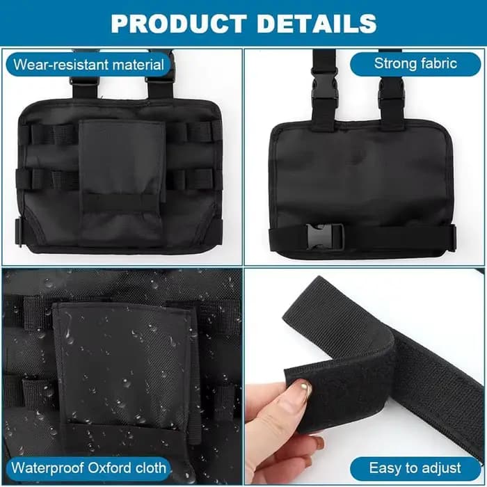Sac à outils tactique pour ceinture avec étui à clip