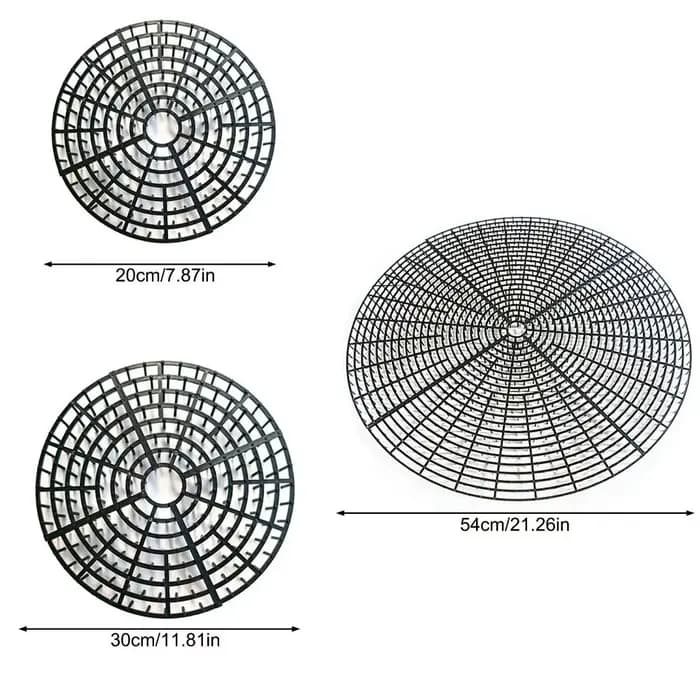 Grille de protection respirante en maille pour pot de plantes