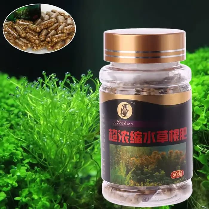 60 pièces Aquarium d'eau douce engrais pour plantes aquatiques 60 Capsules mixte nourrissant pour plante