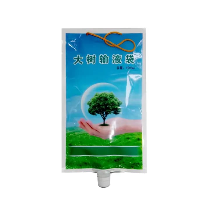 Tube d'infusion à aiguille suspendue pour grand arbre de 1000ML, sac d'arrosage de jardin, dispositi