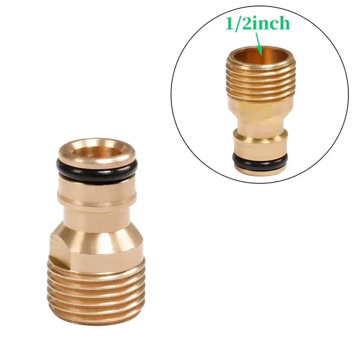 Connecteur en laiton de 1/2 ", tuyau de robinet de jardin, raccords à connexion rapide, adaptateur d