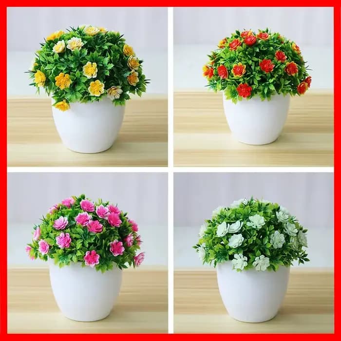 Plantes artificielles bonsaï en pot