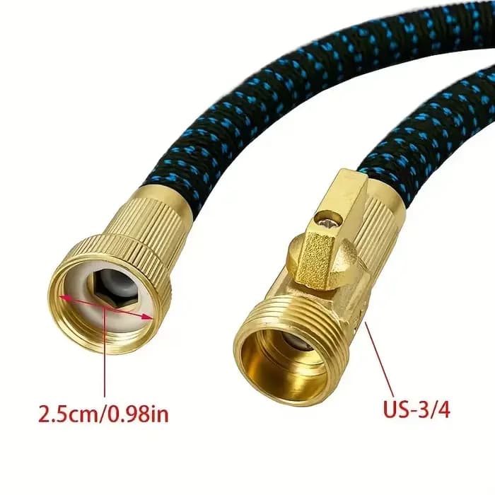 Tuyau magique extensible pour l'arrosage et le nettoyage du jardin, connecteur 3/4 ", tête d'arrosag