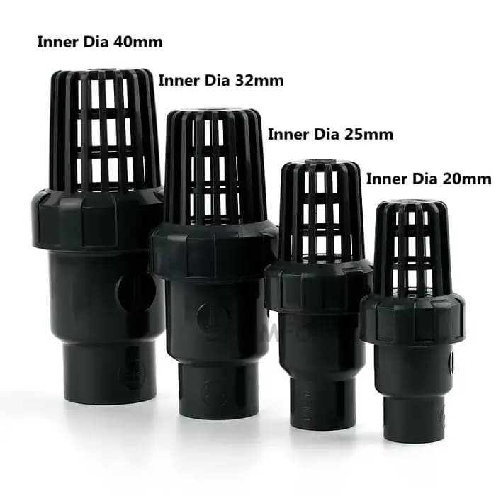 I.D 20 ~ 200mm vanne de fond UPVC avec pompe à eau de contrôle sortie d'entrée d'eau filtre UPVC Aqu