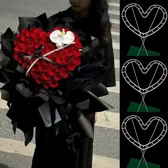 9 pièces amour fleur faire outil bricolage Vases support d'arrangement de fleurs