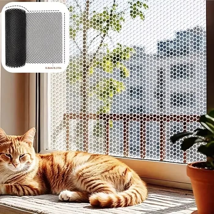 Filet de protection en maille pour animaux de compagnie, prévention des chutes, clôture antivol, fen
