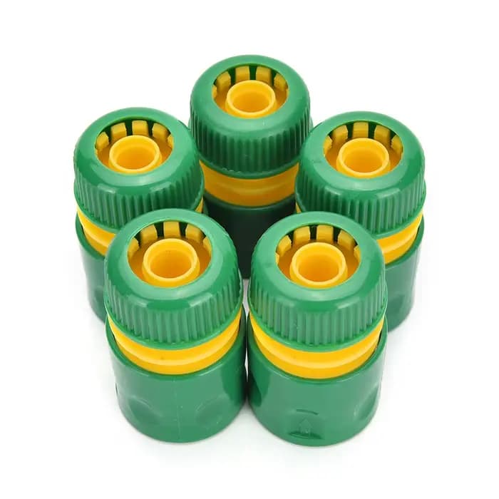 1 pièce 1/2 "ensemble de raccords de tuyau de tuyau rapide 34mm adaptateur de connecteur d'eau jaune