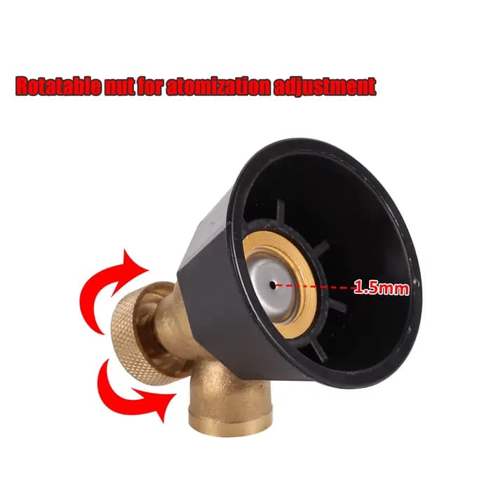 Buse de pulvérisation d'eau pour jardinage, arrosage, irrigation, pulvérisation à vortex d'air, arro