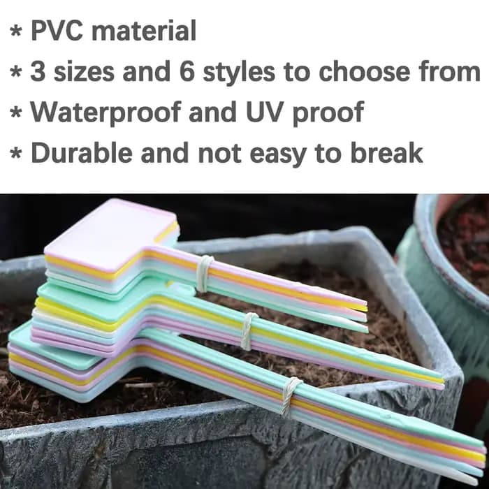 Étiquettes Attro de Plantes en Plastique Étanche Anti-UV, Outils de Décoration de Jardin, Piquets de