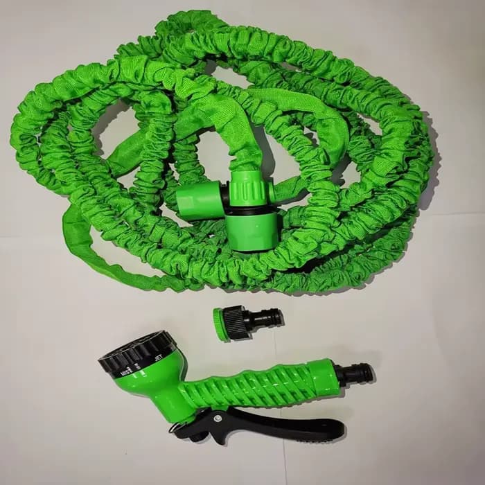 Ensemble de tuyau d'arrosage extensible multifonctionnel avec pistolet de lavage haute pression, bus