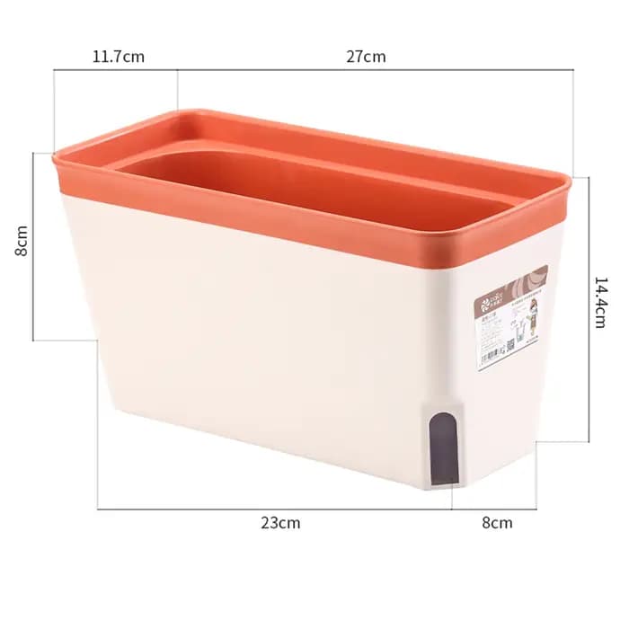 User inière rectangulaire décorative pour plantes d'intérieur