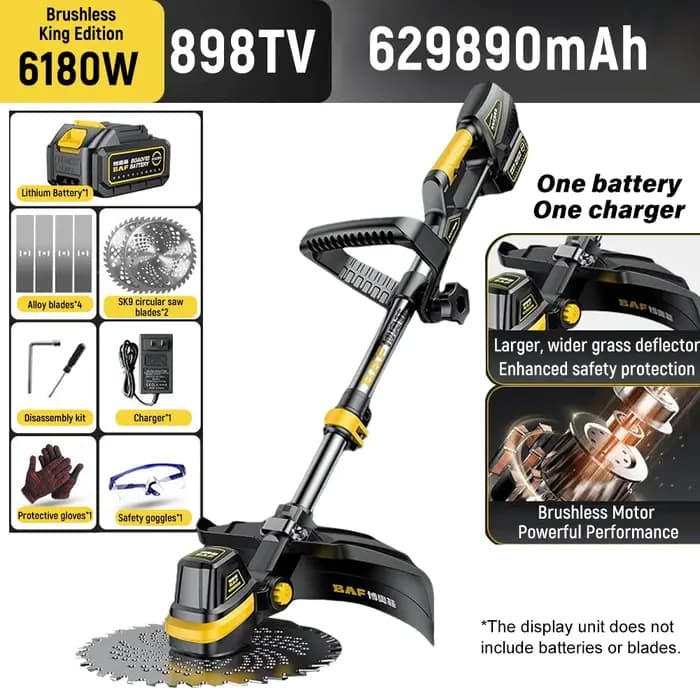 Tondeuse à gazon électrique sans fil