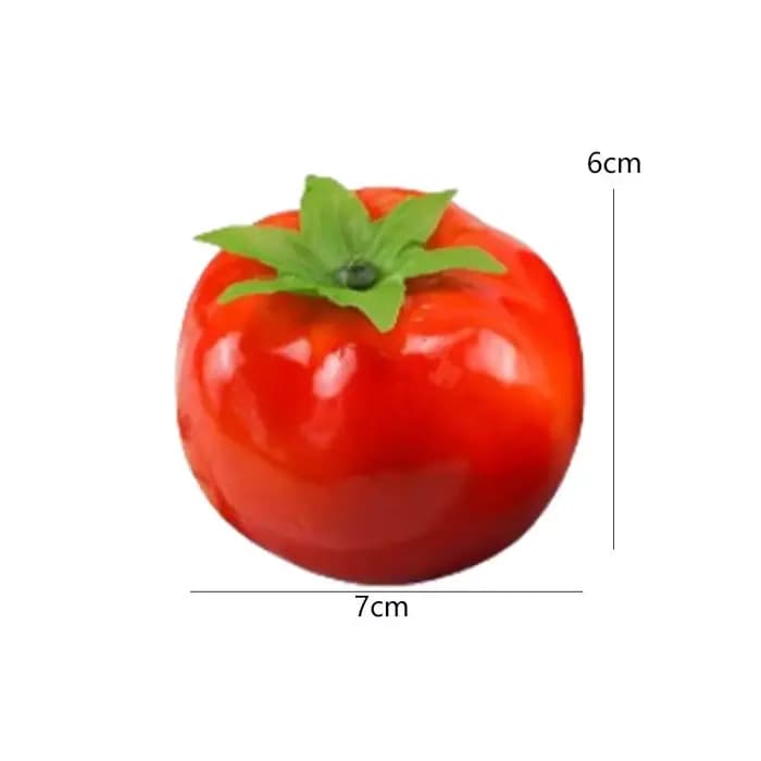 Mini Ornement en Mousse Artificielle en Forme de Tomate, Mignonne Simulation Réaliste de Tomate, Art