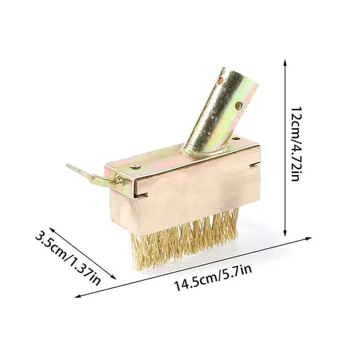 【Nice】Brosse à désherber en fil métallique pour jardin, outil de désherbage manuel réglable - Convient pour le nettoyage des terrasses, des balcons et des trottoirs | Brosse métallique