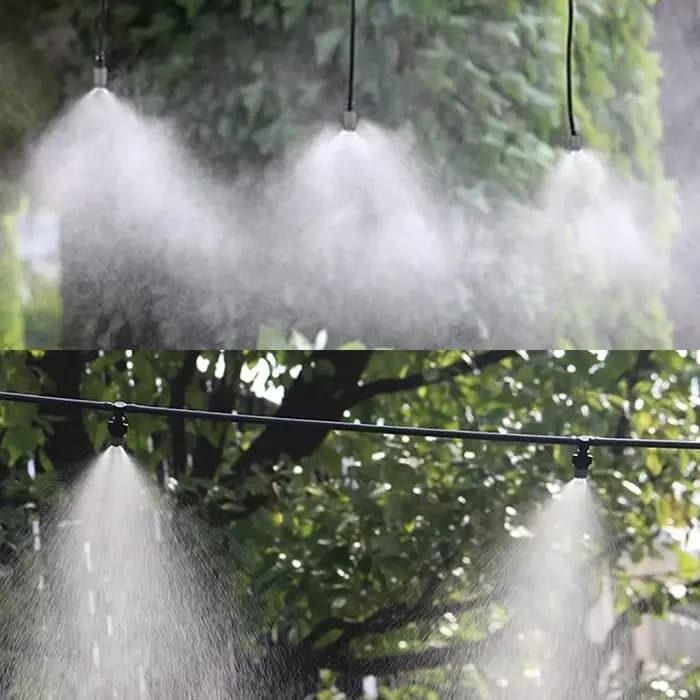 Système d'irrigation d'arrosage automatique 10-20M, buses de brumisation portables, tête de pulvéris