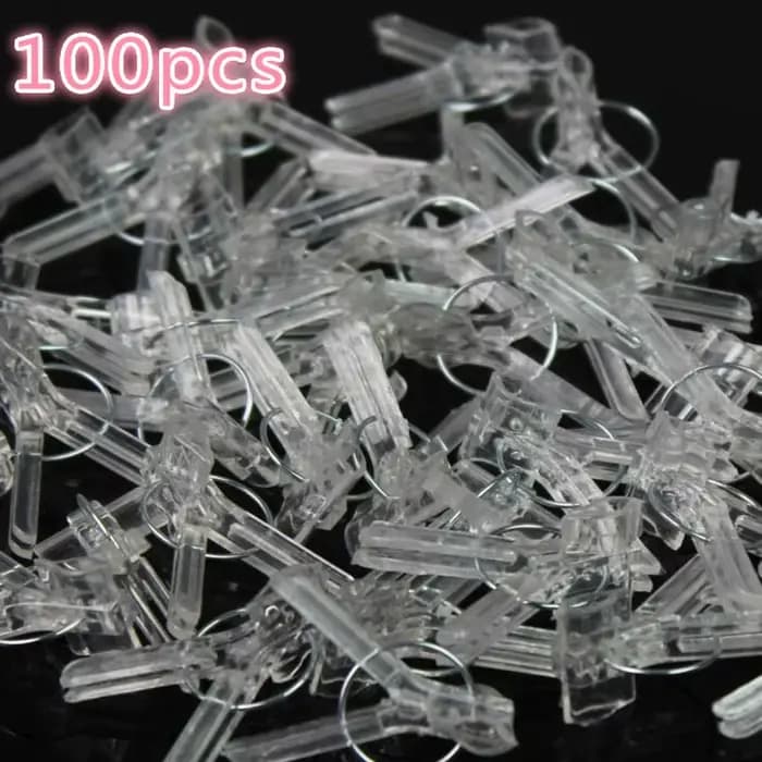 Clips de greffage pour plantes, 100 pièces, pinces de fixation en plastique, outils de jardin pour c