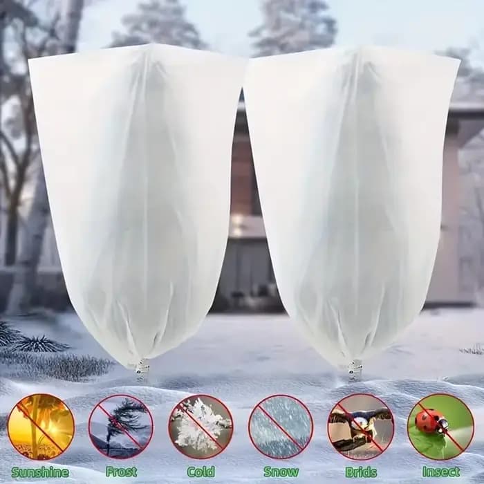 Housses de protection contre le gel pour plantes; tissu