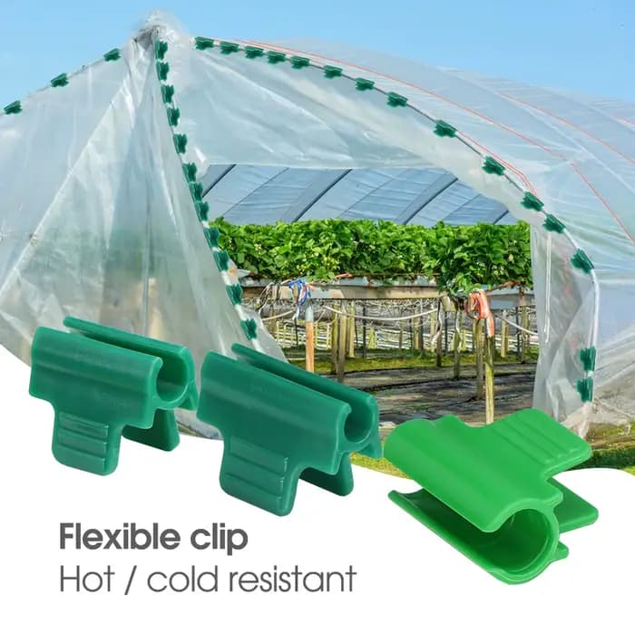 Clips de Support pour plantes vertes, 5-20mm, 10 pièces, revêtements de serre, pinces à Film, couver