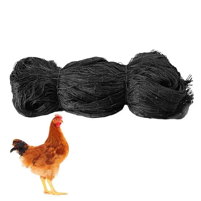 Filet de protection anti-oiseaux en polyéthylène, fournitures de jardin, pour volaille