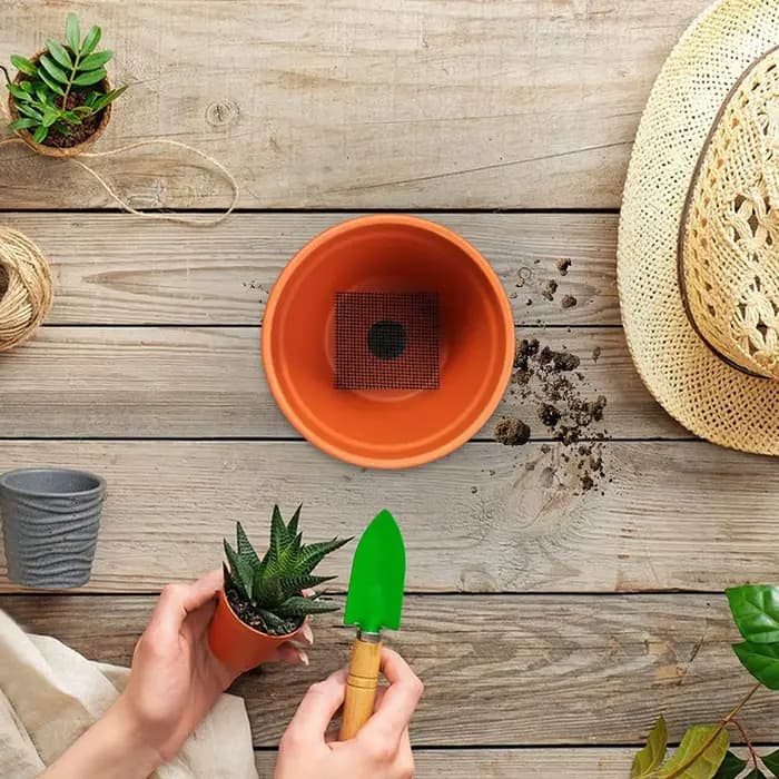 Grilles de drainage rectangulaires pour pots de fleurs
