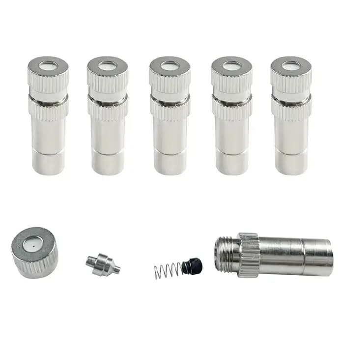 Buses anti-buée en cuivre basse pression, 50 pièces, 0.1-0.8mm, Slip Lock, connexion rapide, 8mm, 5