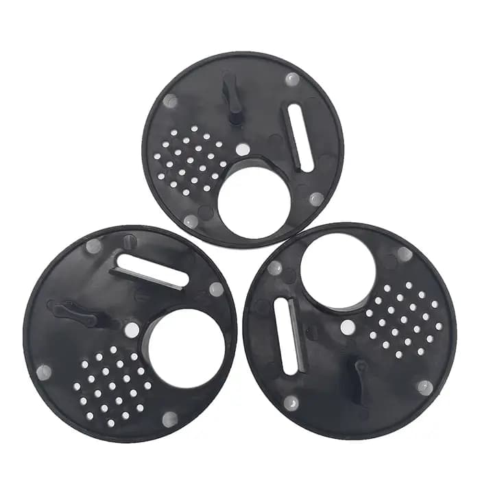 Disques d'entrée de ruche ronds en plastique, 30 pièces, 68mm, à fixer aux boîtes de Nuc ou de ruche