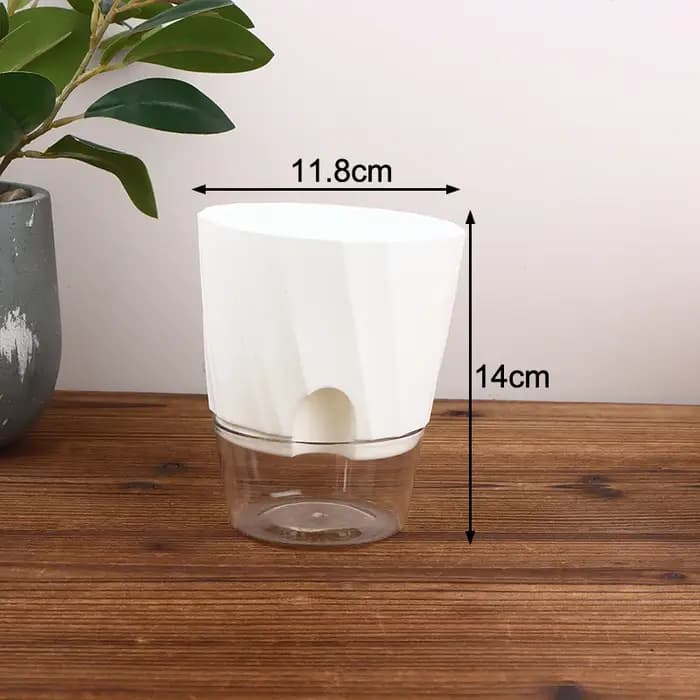 Pot de fleurs hydroponique paresseux à absorption automatique d'eau