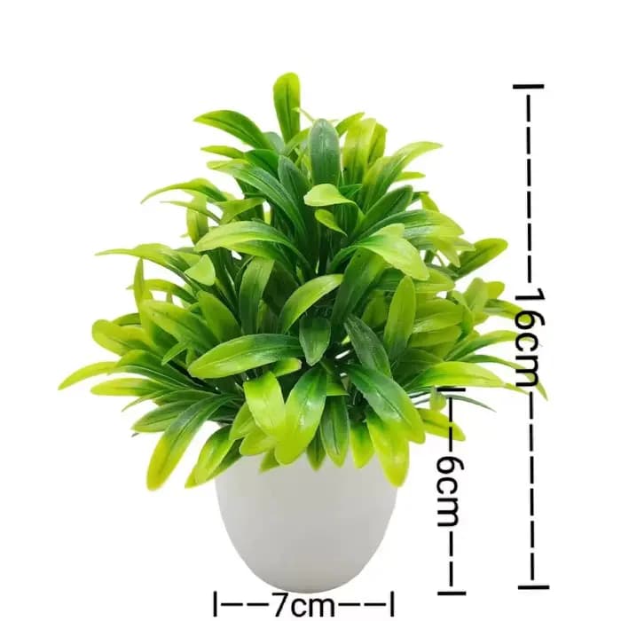 Mini Fausses Fleurs en Pot pour Décoration de Table